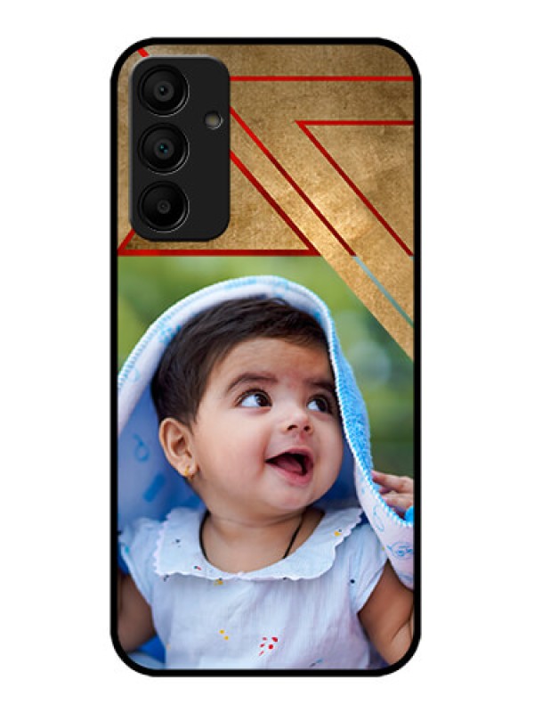 Custom Galaxy F15 5G Custom Metal Phone Case - Gradient Abstract Texture Design