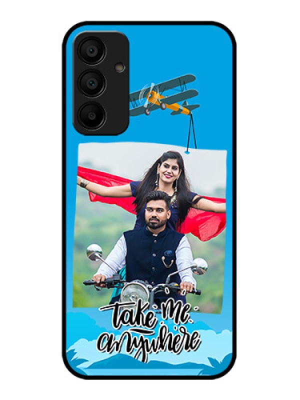 Custom Galaxy F15 5G Custom Metal Phone Case - Traveller Design