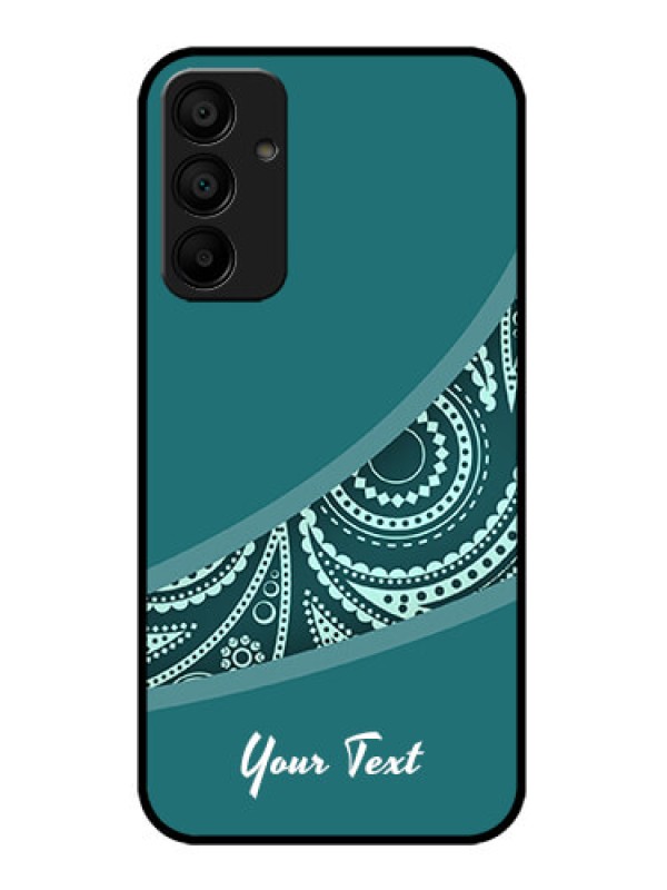 Custom Galaxy F15 5G Custom Metal Phone Case - Semi Visible Floral Design