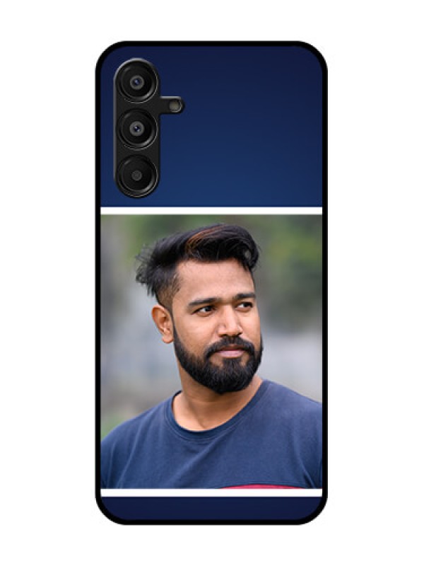 Custom Samsung Galaxy F16 5G Custom Metal Phone Case - Simple Royal Blue Design