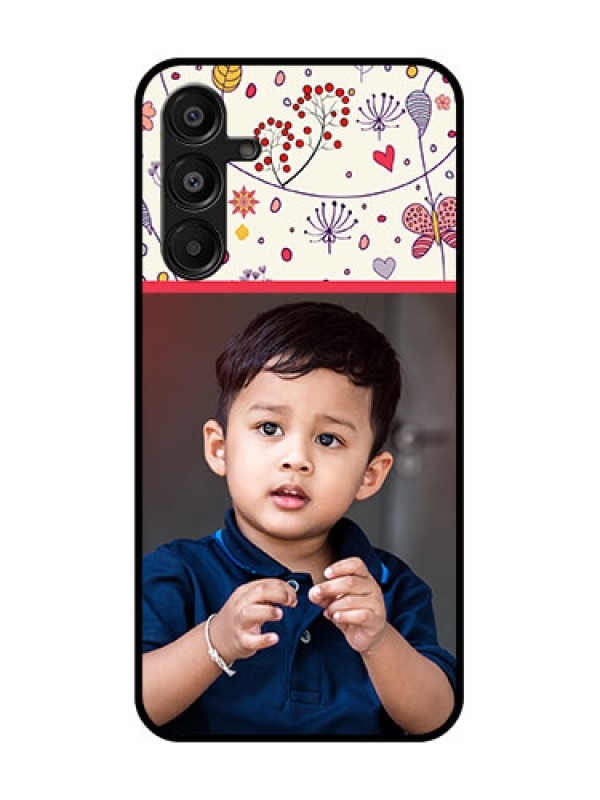 Custom Samsung Galaxy F16 5G Custom Metal Phone Case - Premium Floral Design