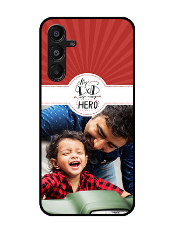 Custom Samsung Galaxy F16 5G Custom Metal Phone Case - My Dad Hero Design