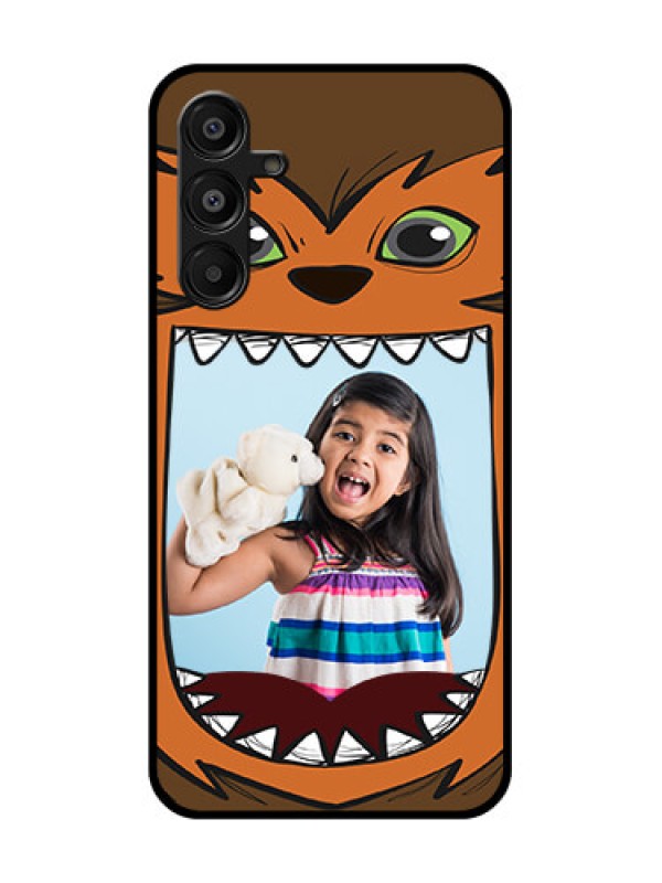 Custom Samsung Galaxy F16 5G Custom Metal Phone Case - Owl Monster Back Case Design