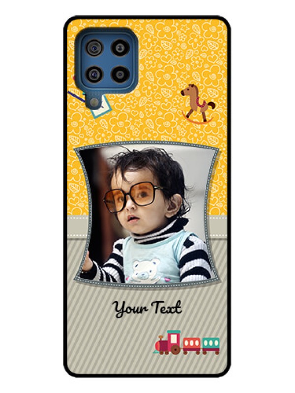 Custom Galaxy F22 Custom Metal Phone Case - Baby Picture Upload Design