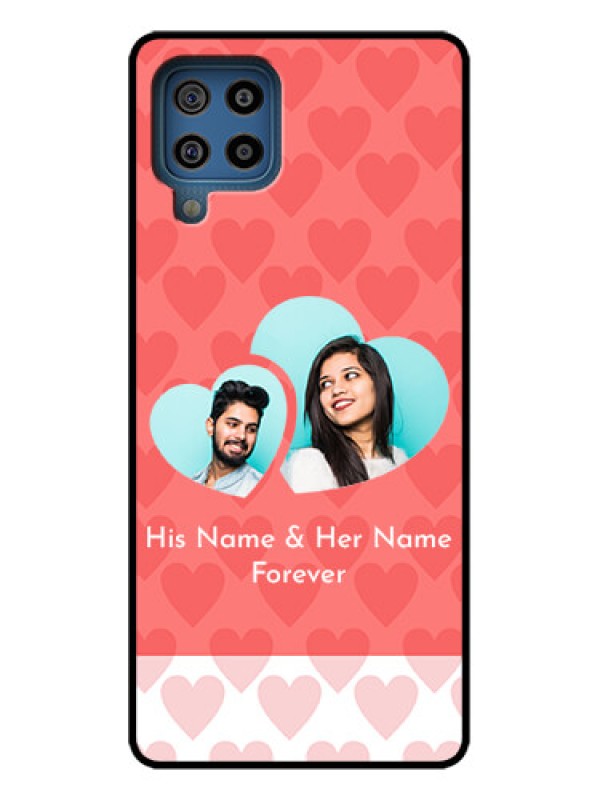 Custom Galaxy F22 Custom Metal Phone Case - Couple Pic Upload Design