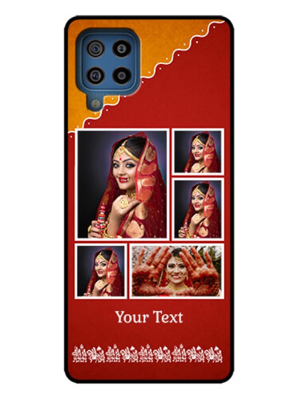 Custom Galaxy F22 Custom Metal Phone Case - Wedding Pic Upload Design