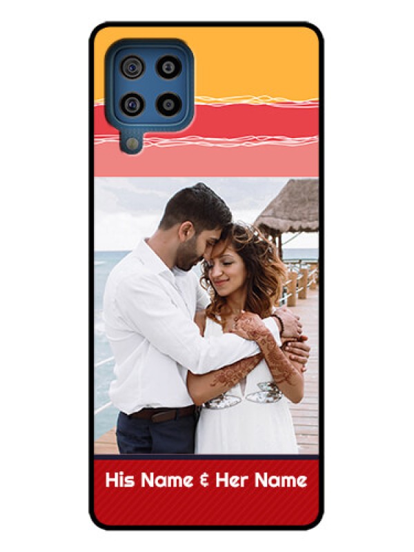 Custom Galaxy F22 Custom Metal Phone Case - Colorful Case Design