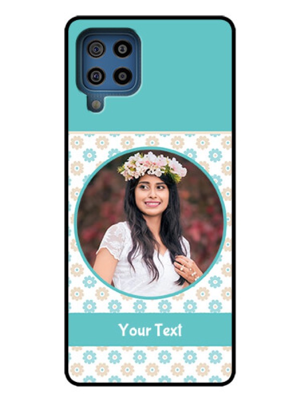 Custom Galaxy F22 Custom Metal Phone Case - Beautiful Flowers Design