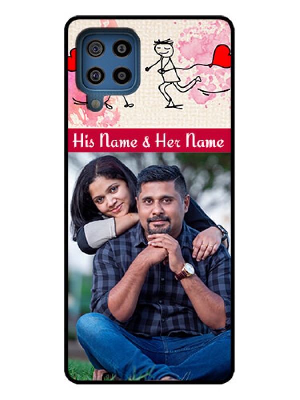 Custom Galaxy F22 Custom Metal Phone Case - You And Me Case Design