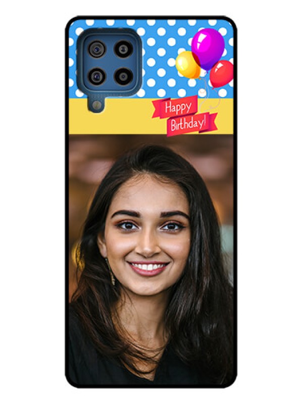 Custom Galaxy F22 Custom Metal Phone Case - Happy Birthday Design