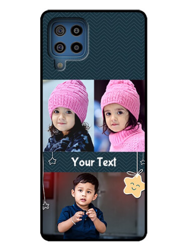 Custom Galaxy F22 Custom Metal Phone Case - Hanging Stars Design