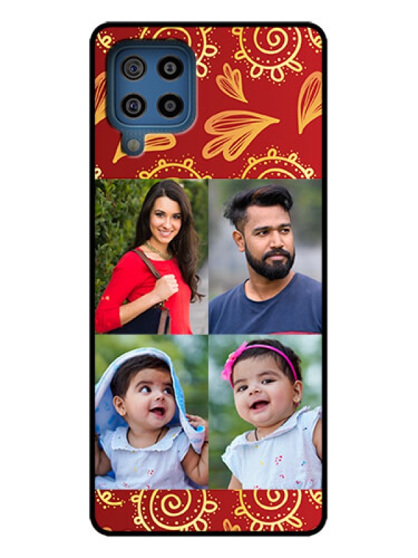 Custom Galaxy F22 Custom Metal Phone Case - 4 Image Traditional Design