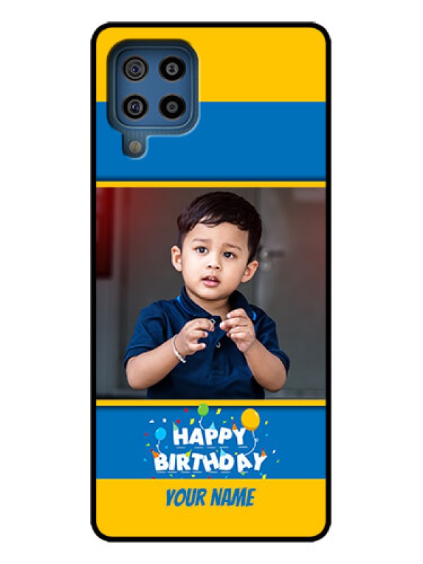 Custom Galaxy F22 Custom Metal Phone Case - Birthday Wishes Design