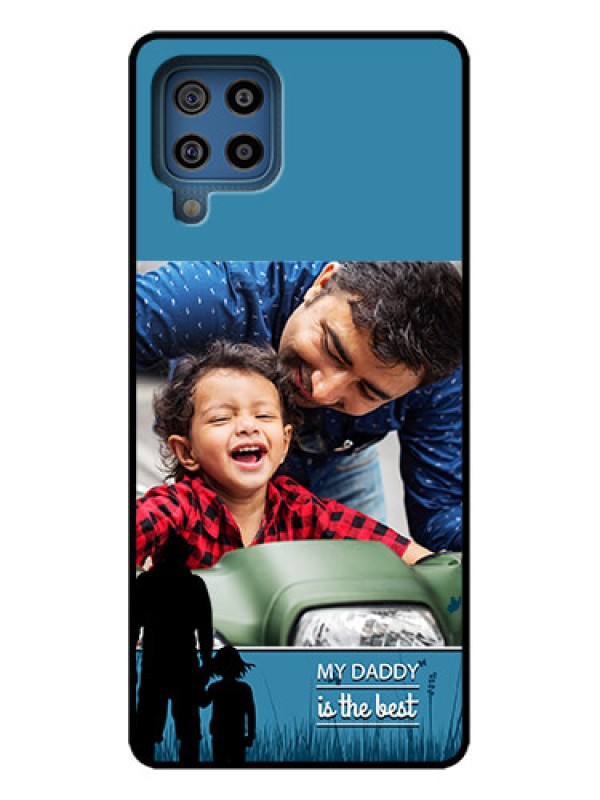Custom Galaxy F22 Custom Metal Phone Case - Best Dad Design