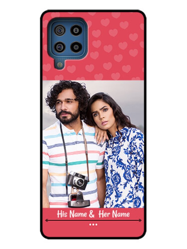 Custom Galaxy F22 Custom Metal Phone Case - Simple Love Design