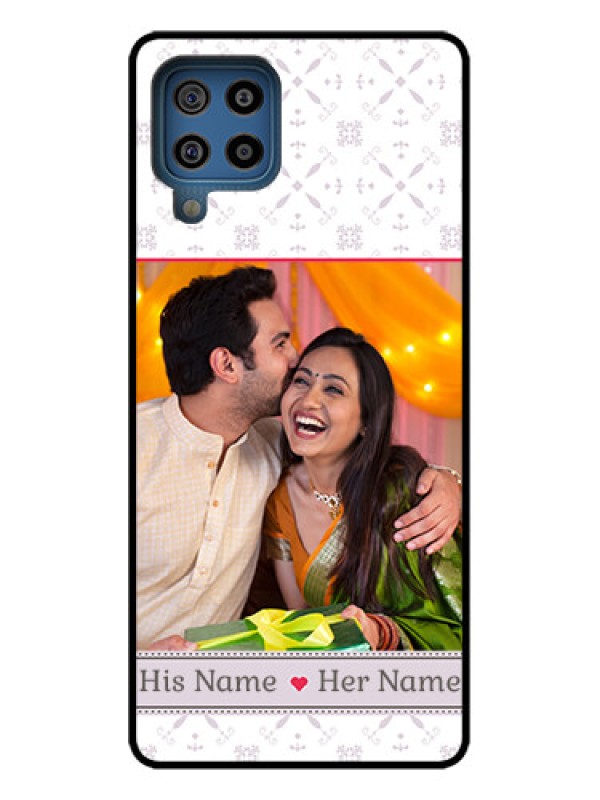 Custom Galaxy F22 Custom Metal Phone Case - With Photo And Ethnic Design