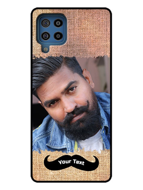 Custom Galaxy F22 Custom Metal Phone Case - With Texture Design