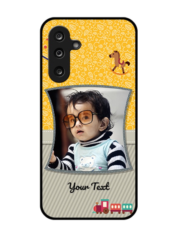 Custom Samsung Galaxy F36 5G Custom Metal Phone Case - Baby Picture Upload Design
