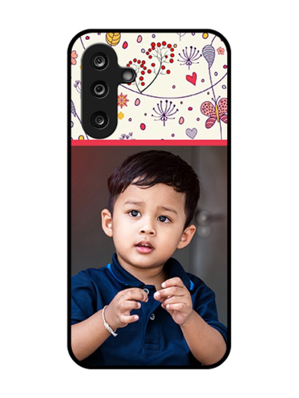 Custom Samsung Galaxy F36 5G Custom Metal Phone Case - Premium Floral Design