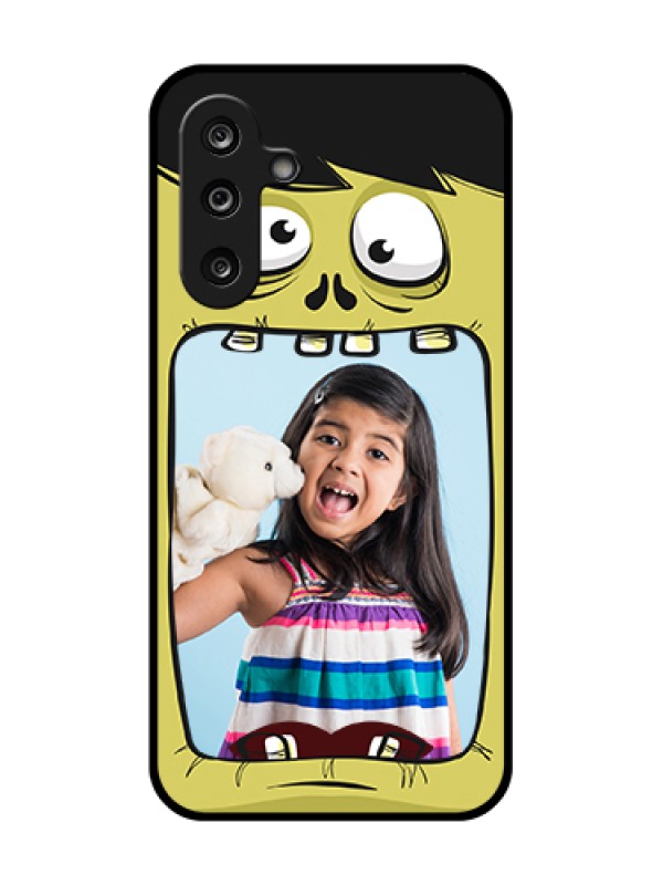 Custom Samsung Galaxy F36 5G Custom Metal Phone Case - Cartoon Monster Back Case Design