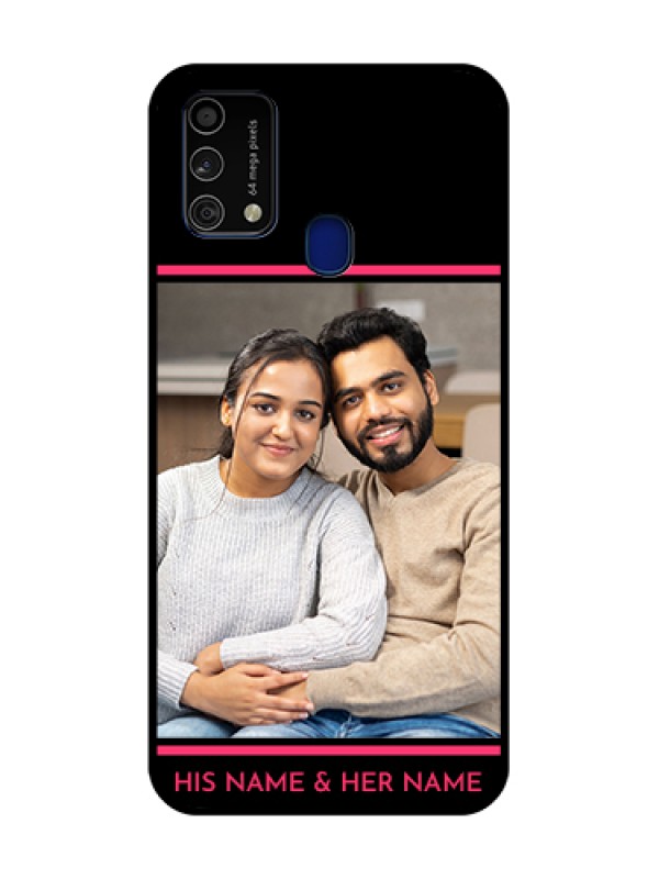 Custom Galaxy F41 Custom Metal Phone Case - With Add Text Design