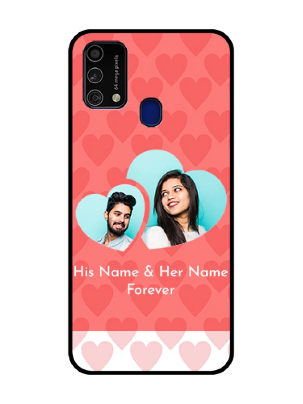 Custom Galaxy F41 Custom Metal Phone Case - Couple Pic Upload Design