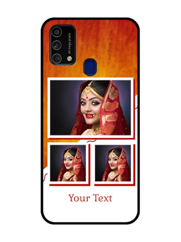 Custom Galaxy F41 Custom Metal Phone Case - Wedding Memories Design