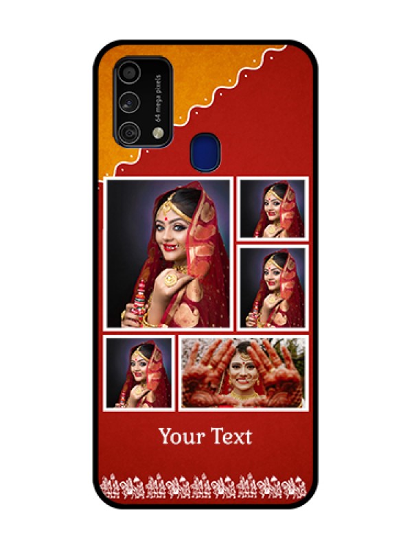 Custom Galaxy F41 Custom Metal Phone Case - Wedding Pic Upload Design