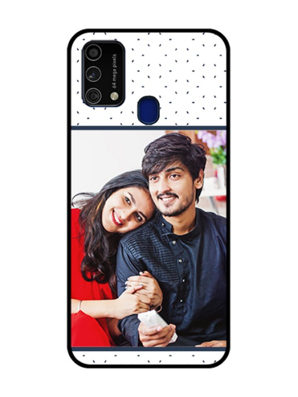 Custom Galaxy F41 Custom Metal Phone Case - Premium Dot Design