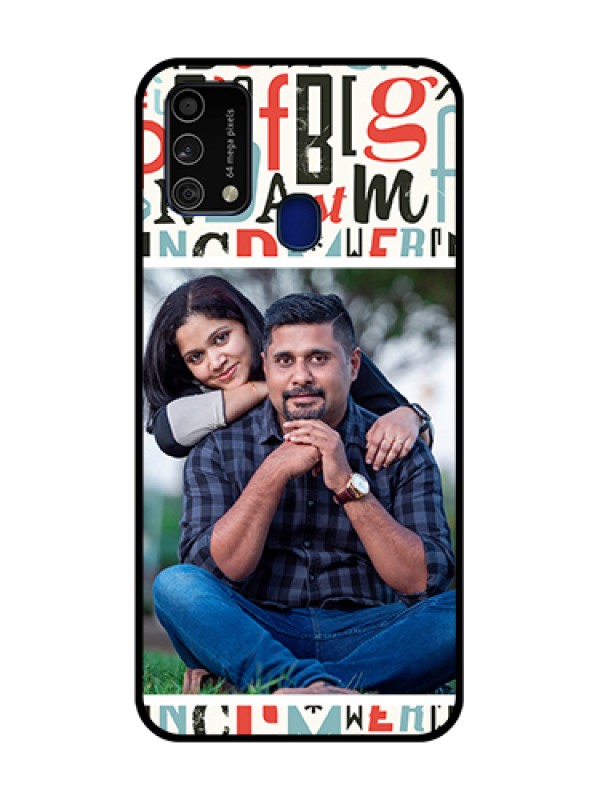 Custom Galaxy F41 Custom Metal Phone Case - Alphabet Design