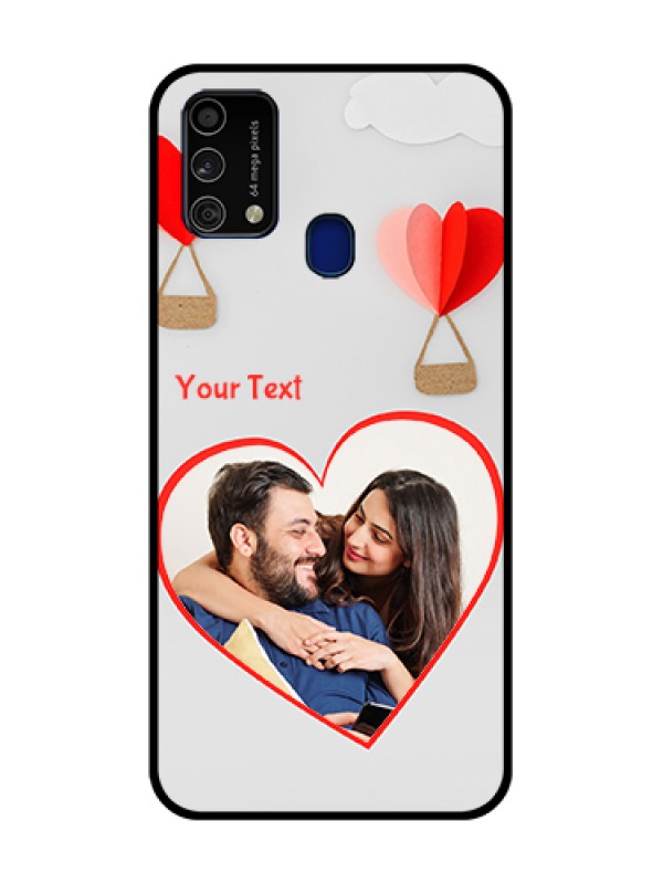 Custom Galaxy F41 Custom Metal Phone Case - Parachute Love Design