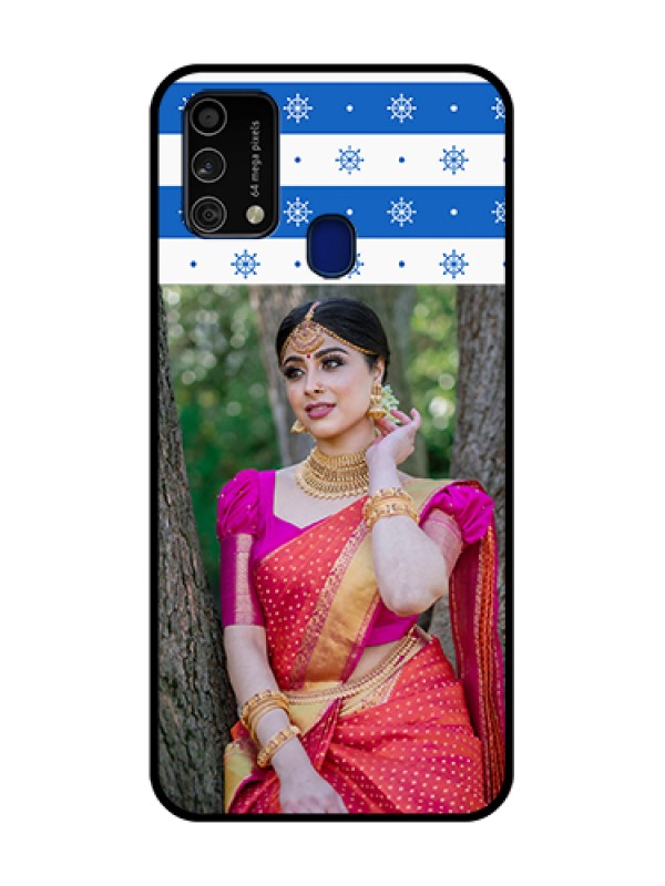 Custom Galaxy F41 Custom Metal Phone Case - Snow Pattern Design