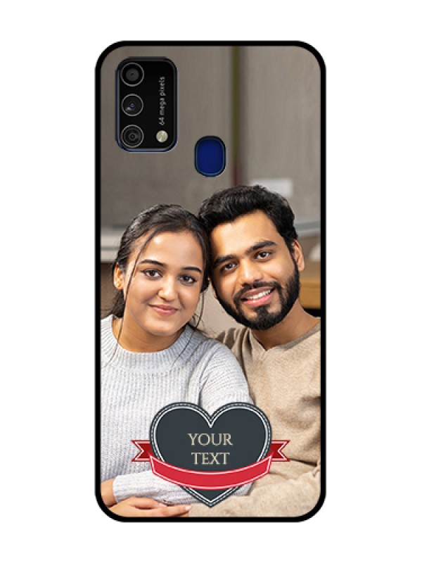 Custom Galaxy F41 Custom Metal Phone Case - Just Married Couple Design