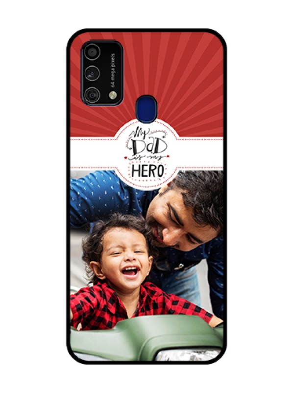 Custom Galaxy F41 Custom Metal Phone Case - My Dad Hero Design