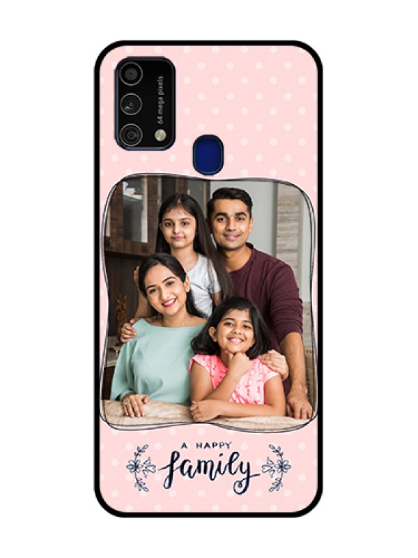 Custom Galaxy F41 Custom Metal Phone Case - Family With Dots Design