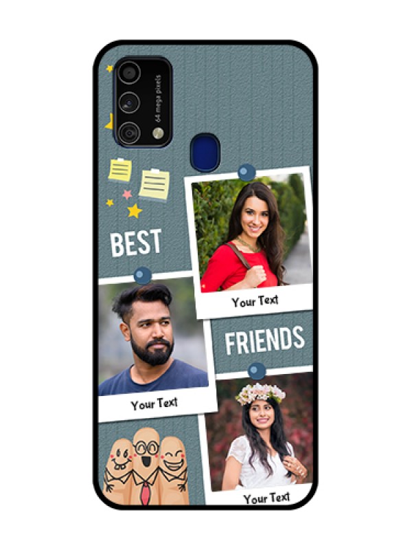 Custom Galaxy F41 Custom Metal Phone Case - Sticky Frames And Friendship Design