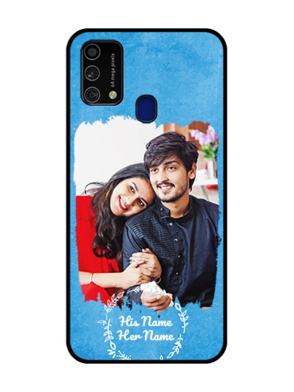 Custom Galaxy F41 Custom Metal Phone Case - Blue Color Vintage Design