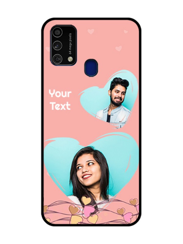 Custom Galaxy F41 Custom Metal Phone Case - Love Doodle Design