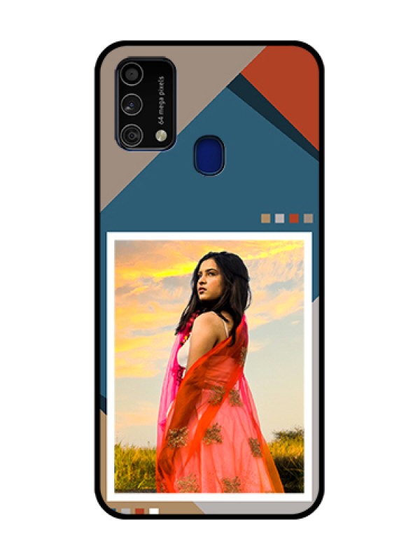 Custom Galaxy F41 Custom Metal Phone Case - Retro Color Pallet Design