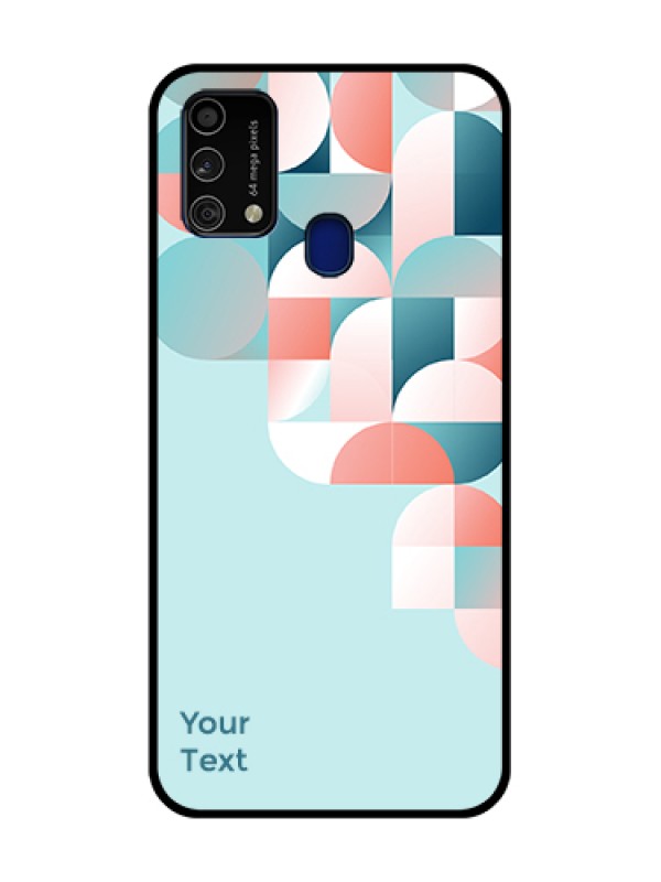 Custom Galaxy F41 Custom Metal Phone Case - Stylish Semi - Circle Pattern Design