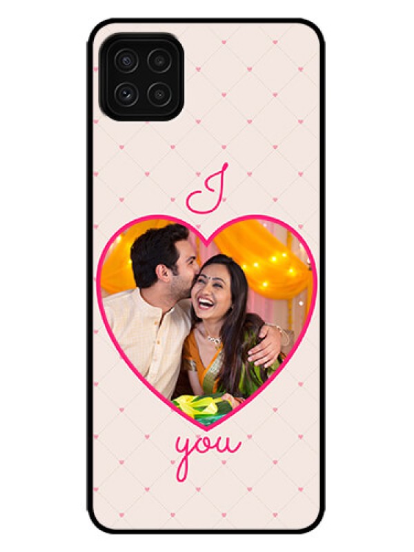 Custom Galaxy F42 5G Custom Metal Phone Case - Heart Shape Design