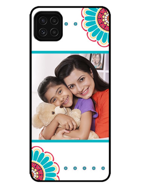 Custom Galaxy F42 5G Custom Metal Phone Case - Flower Design