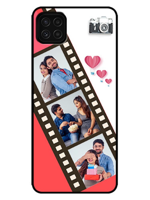 Custom Galaxy F42 5G Custom Metal Phone Case - 3 Image Holder With Film Reel
