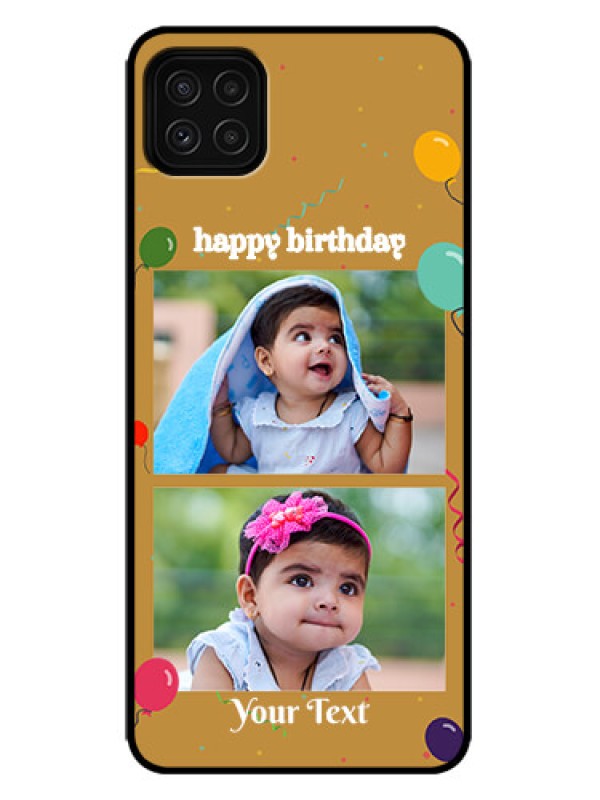 Custom Galaxy F42 5G Custom Metal Phone Case - Image Holder With Birthday Celebrations Design