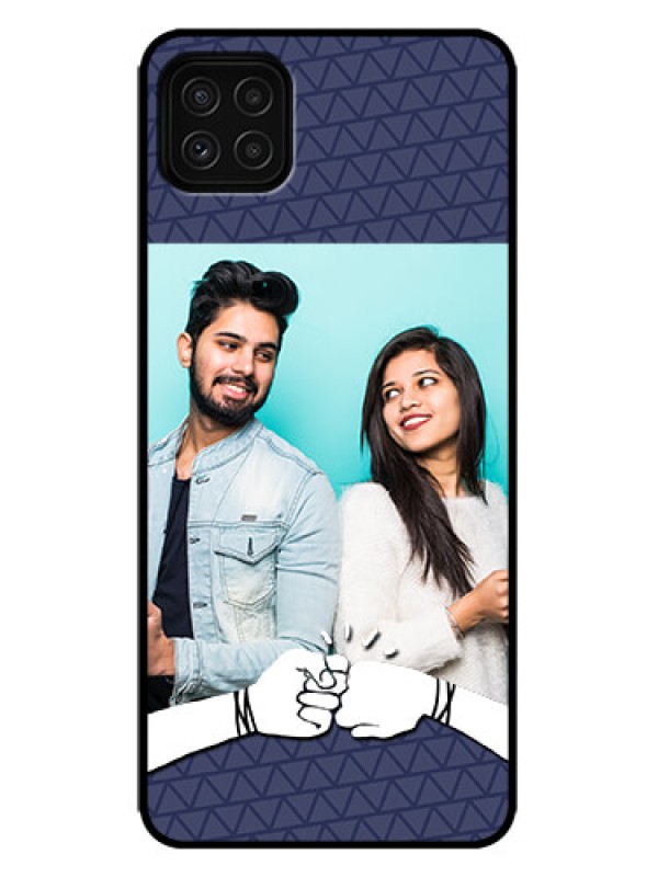 Custom Galaxy F42 5G Custom Metal Phone Case - With Best Friends Design