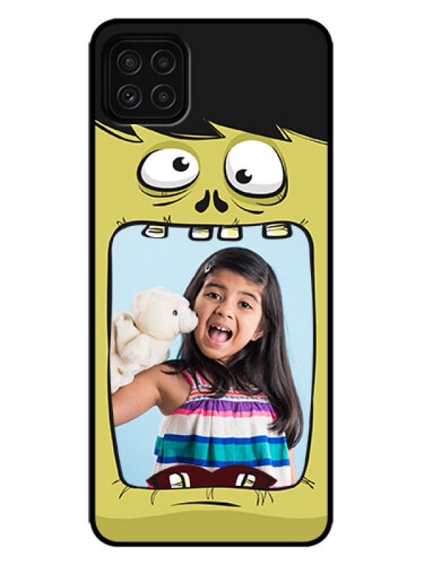 Custom Galaxy F42 5G Custom Metal Phone Case - Cartoon Monster Back Case Design