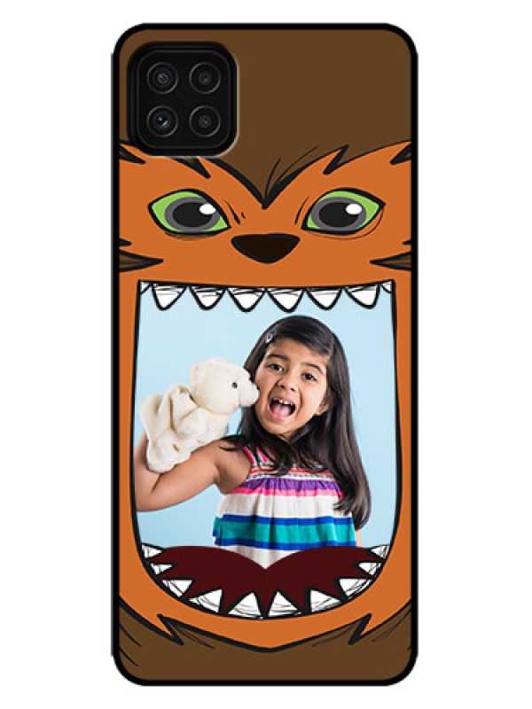 Custom Galaxy F42 5G Custom Metal Phone Case - Owl Monster Back Case Design