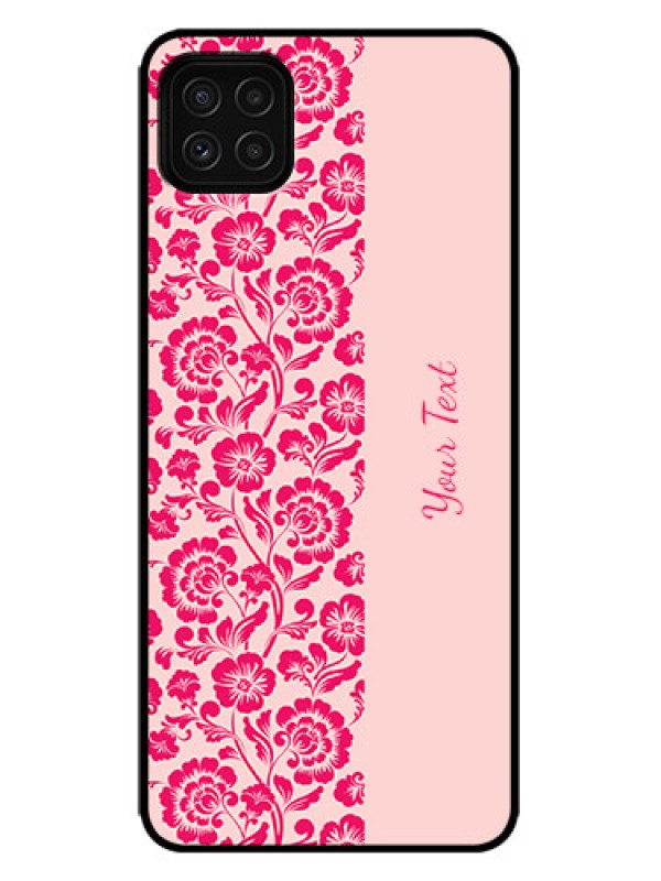 Custom Galaxy F42 5G Custom Metal Phone Case - Attractive Floral Pattern Design