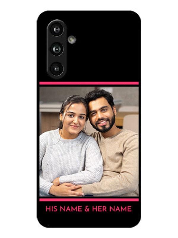 Custom Galaxy F54 5G Custom Metal Phone Case - With Add Text Design