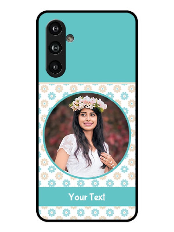 Custom Galaxy F54 5G Custom Metal Phone Case - Beautiful Flowers Design